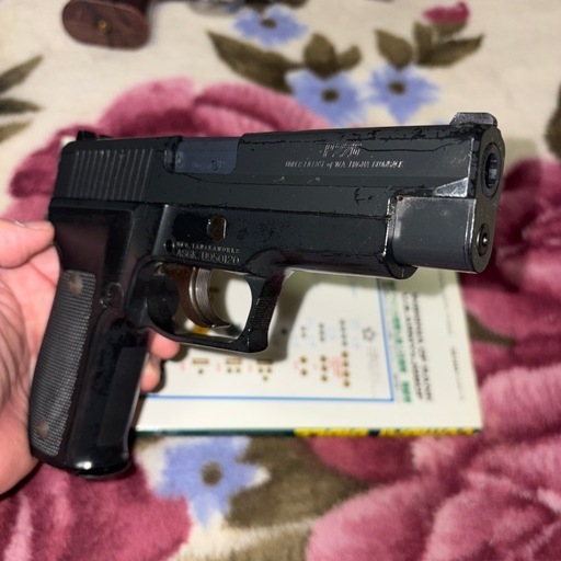 タナカ　ワークス　ガスガン　SIG 226  自衛隊チェッカーグリップ