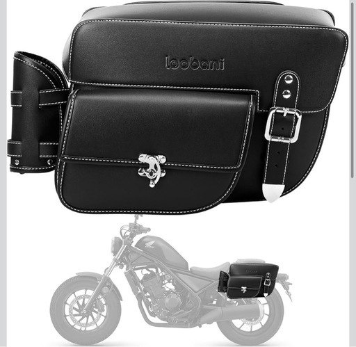【新品】LOOBANI バイク サイドバッグ 防水 15L  左用