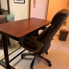 パソコンデスク＆椅子セットの画像