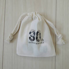 天王寺MIO 30th記念品 ミニ巾着 バッチ シール　¥1-の画像