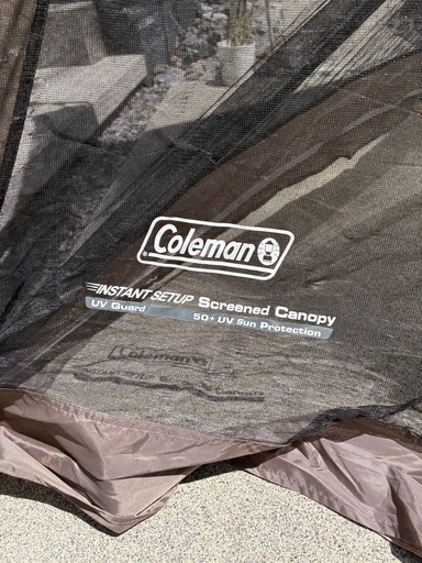 Coleman　インスタントスクリーンキャノピー 3.3×3.3m