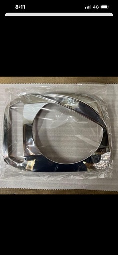 新品　
ジムニー JB23w メッキ ヘッドライト ガーニッシュ 左右セット