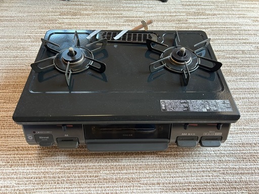 Rinnai ガスコンロ　都市ガス　右強火力　温度センサー　60センチ