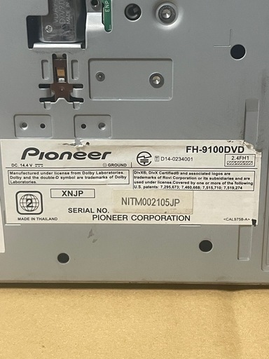 carrozzeria  
FH-9100DVD