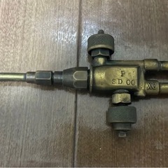 酸素バーナー　溶接　溶解　ロー付け　彫金工具　バーナースタンド　火口　セット　OX 11691 真鍮の画像