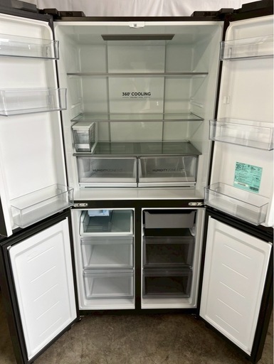 【成約済み】【1年保証】Haier 4ドア冷蔵庫 JR-GX47A 2023年製 470L
