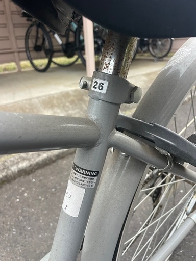 受け渡し者決まりましたのでお問い合わせ締め切ります　26インチ　自転車