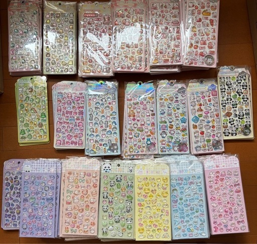 3Dシール 立体シール うるちゅるポップシール ダイヤモンドポップシール ボンボンドロップ風 25枚セット