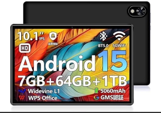 新品　DOOGEE U9 タブレット 10型7GB/64GB Android15