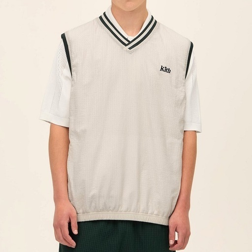 KITH NYC x wilson キスニューヨークシティ ウィルソン 25SS 別注 Dobby Reversible Vest ド