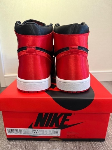 新品未使用 NIKE AJ1 Satin Bred 28.5cm 黒タグ付