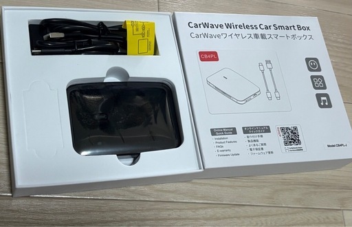 新品未使用 CarWave ワイヤレスCarPlay Android Auto対応 スマートボックス