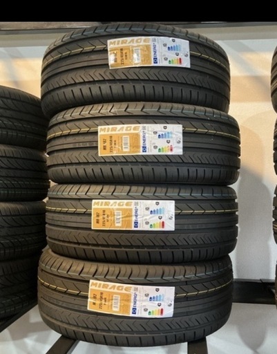 mirage  新品タイヤ  225/45R18 　4本セット  セット売り  バラ売り  整備可  タイヤ  クラウン  スカイライン  レクサスES　