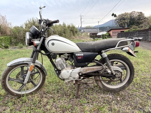 ヤマハ 125cc 不動車 キック圧縮あり タンク内錆無し 部品取り