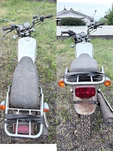 ヤマハ 125cc 不動車 キック圧縮あり タンク内錆無し 部品取り