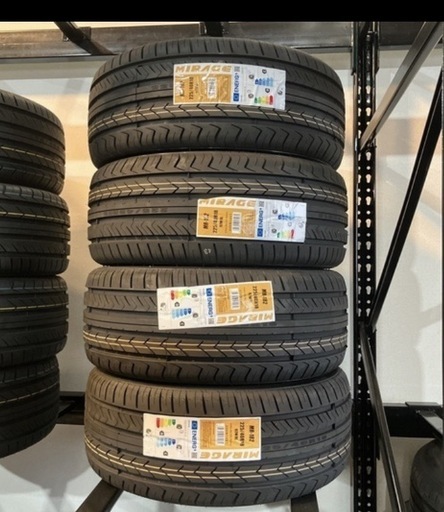 mirage  新品タイヤ  225/40R18  4本セット  セット売り  バラ売り  整備可  タイヤ  86  ゴルフGTI  WRX S4