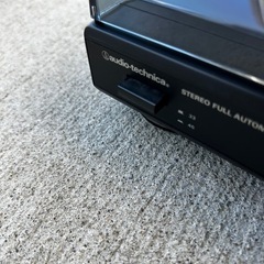 audio technica レコードプレーヤーの画像