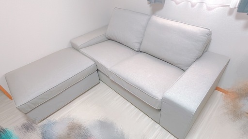 IKEA  イケア　シーヴィク　オットマン付き