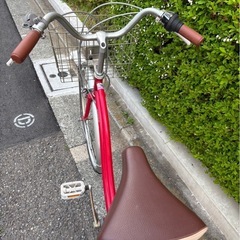 赤い自転車お譲りします！の画像