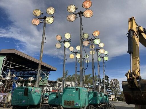 ヤンマー建機 4灯投光機 LB430F 照明 YDG300SS-5E1 4-Light Floodlight Tower （No.33
