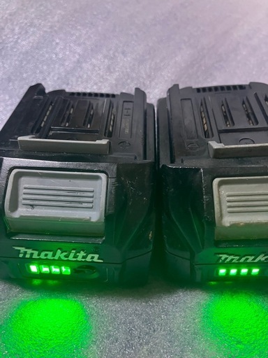 マキタ40VバッテリーBL4025、中古美品、２個