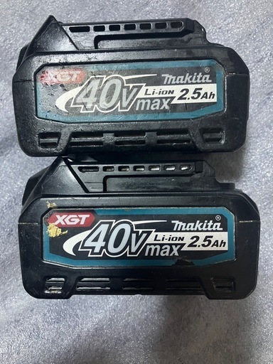 マキタ40VバッテリーBL4025、中古美品、２個