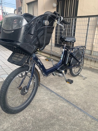 子供乗せ電動自転車 バッテリー良好（充電回数少なめ）前 