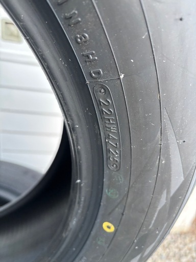 225/60R18 タイヤ40アルファード新車外し新車装着純正 (j) 七飯の 