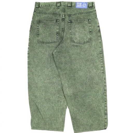 POLAR SKATE CO. ポーラー スケートカンパニー BIG BOY JEANS ビッグボーイジーンズ PSC-SU22-BIGBOYJEAN L MINT BLACK ワイド バギー デニムパンツ ボトムス【中古】【POLAR SKATE CO.】