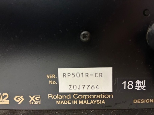 【引き取り限定】Roland 電子ピアノ RP501R-CR 椅子付き 動作確認済