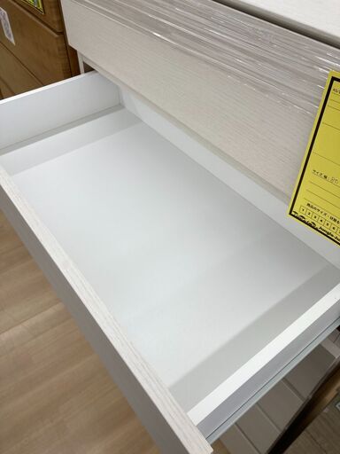 A-1862【リユースのサカイ野々市店】ジモティ来店特価‼ チェスト 木目調 白※クリーニング済み