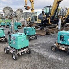 ヤンマー建機 2灯投光機 LB230F 照明 YDG250VS-6E 2-Light Floodlight Tower （No.33753）の画像