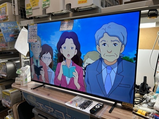 配送可【FPD】50V液晶テレビ★2024年製　クリーニング済み/6ヶ月保証付き【管理番号0414】五