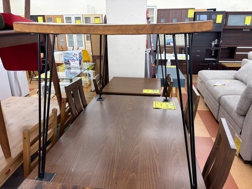 ★ジモティー割引有★ダイニングテーブル ベガコーポレーション 天板反り有《リサイクルショップドリーム次屋店/尼崎市若王寺》