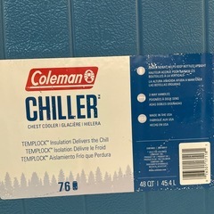 【クーラーボックス】【Coleman】【青】クリーニング済み【管理番号0414】野の画像