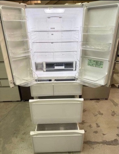 2018年式 475L 日立 冷蔵庫 R-GS4800H (XW) (Reuse Pro) 津山の 