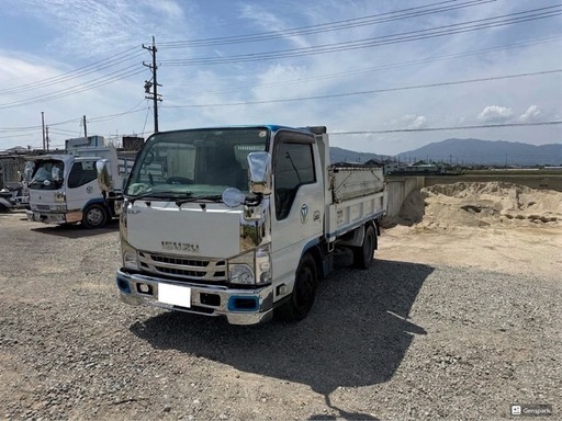 【車検R8年5月】いすゞ エルフ ダンプ 3t 低床 MT 走行18.6万km