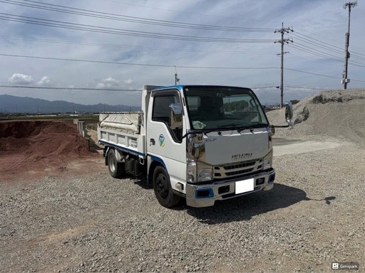 【車検R8年5月】いすゞ エルフ ダンプ 3t 低床 MT 走行18.6万km