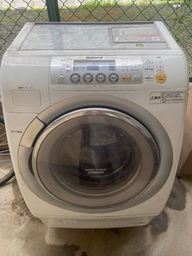 National ナショナル 2008年製 ドラム式洗濯機 NA-VR1200L