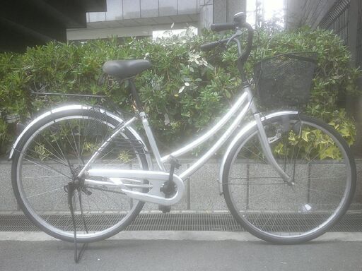 整備済み中古自転車　27インチ　税別￥8.980-　軽快車　ママチャリ　シルバー414