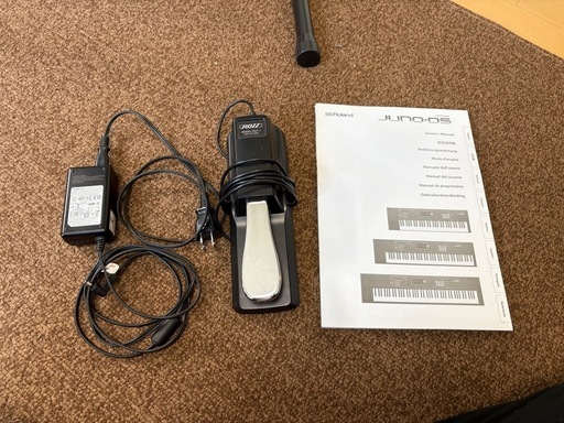 【初心者セット】JUNO-DS76（ケース・ペダル・スタンド、説明書付き）  #キーボード #電子ピアノ