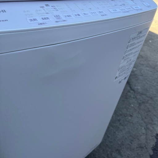 2022年製 HITACHI 日立 ビートウォッシュ10kg 全自動洗濯機 BW-X100H