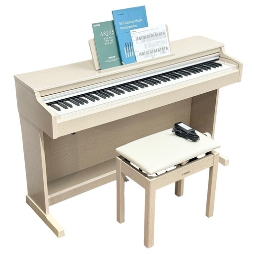 ◯美品 YAMAHA ヤマハ アリウス 電子ピアノ 88鍵盤 YAMAHA ARIUS GH3鍵盤 YDP-164WA ホワイトアッシ