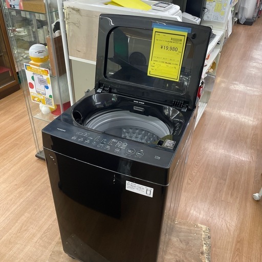 ☆ドリーム荒牧店☆ジモティー割引有☆【クリーニング済み】ツインバード/5.5kg洗濯機/WM-ED55/2024年製/中古品