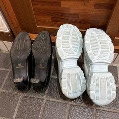 パンプス 靴 24.5の画像