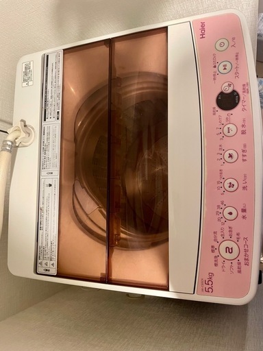洗濯機 5.5kg Haier (瑠璃姫) 菊川の生活家電《洗濯機》の中古あげます 