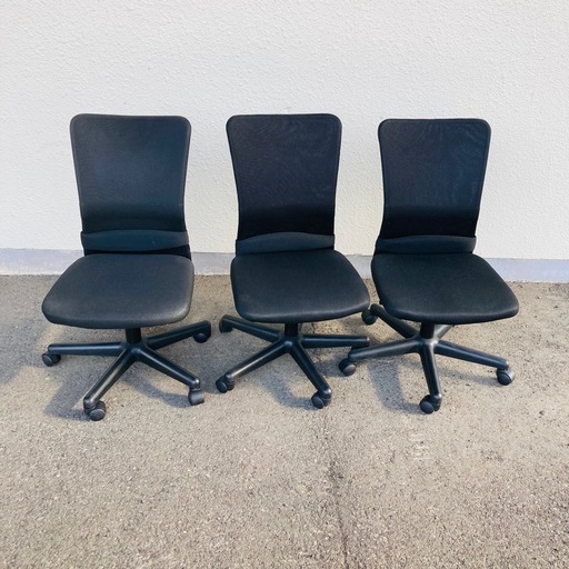オフィスコム　チャットチェア　デスクチェア　3脚まとめ　オフィス家具