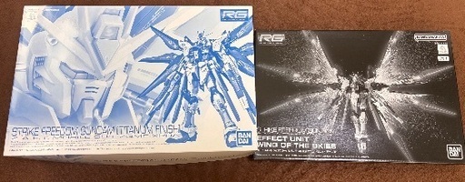 ＲＧ 1/144 ストライクフリーダムガンダム［チタニウムフィニッシュ］&光の翼