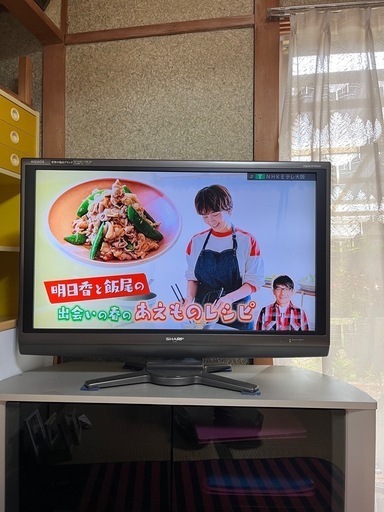 SHARP AQUOS 2010年製 40インチ液晶テレビ LC-40AE7  テレビ台付き