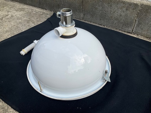 キズ、汚れ使用感有り フジデザインコーポレーション 丸型手洗器 ホーロー 洗面ボウル